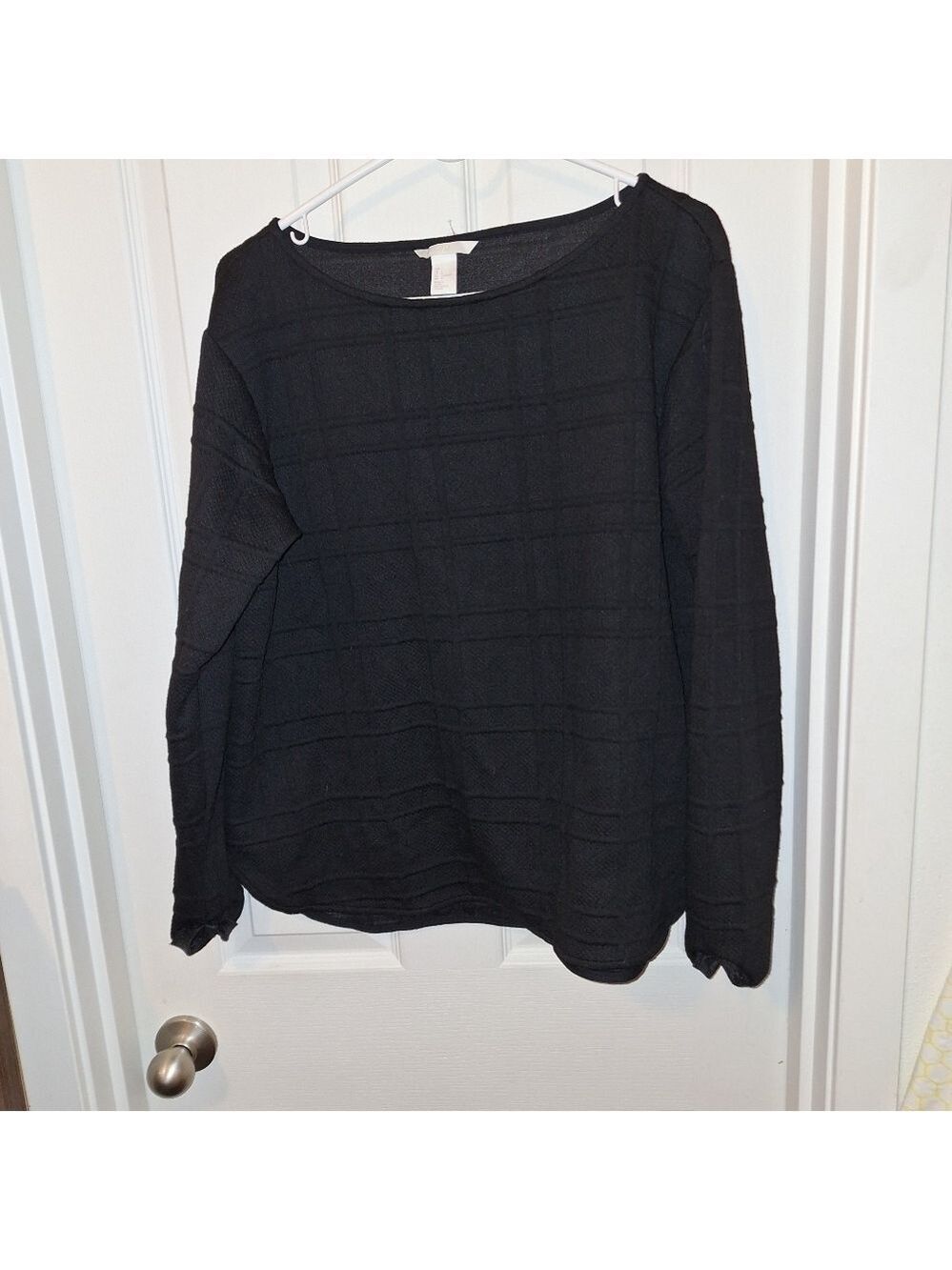 H&M Black Long Sleeve Shirt Large